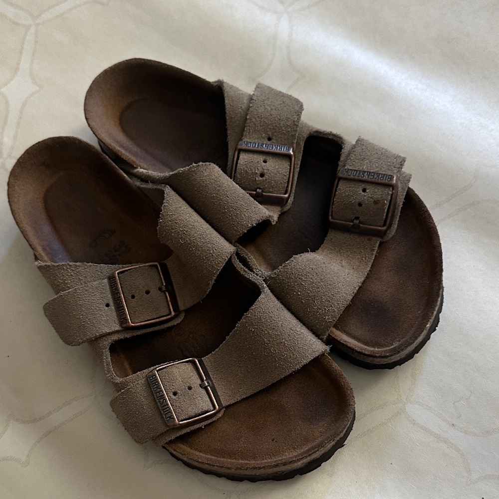 Birkenstock Soft Footbed Tan Sandals